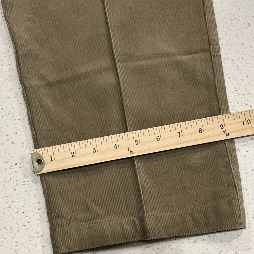 Haggar Pants Mens 38X30 Brown Corduroy Classic Pleated Comfort Fit Waist NWT - Picture 6 of 9